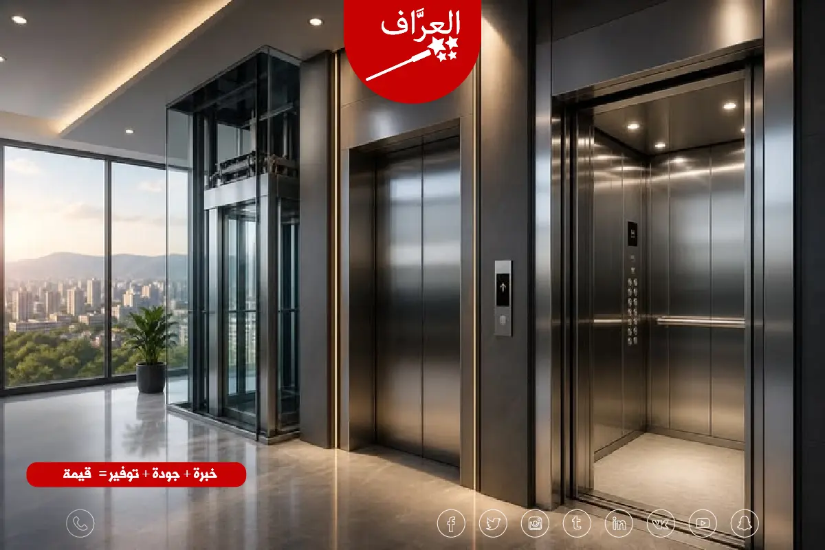 مصعد خدمة في مبنى إداري بمنطقة الرقعي - شركة صيانة مصاعد الفروانية