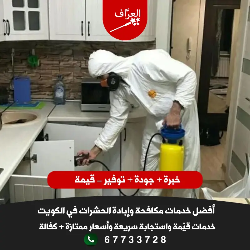 رش مبيدات حشرات الفروانية آمنة ومعتمدة من وزارة الصحة الكويتية