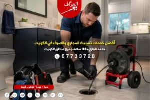 انسداد مجاري الحمام في الفروانية بسبب الشعر والصابون، حلول فورية من شركة تسليك مجاري الرقعي وصباح الناصر