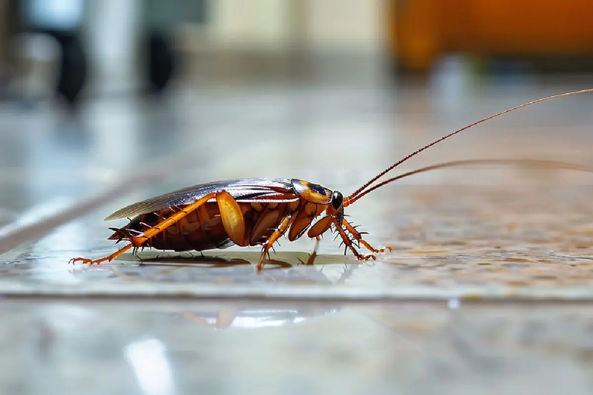تطبيق جل الصراصير في مطبخ بالصالحية
